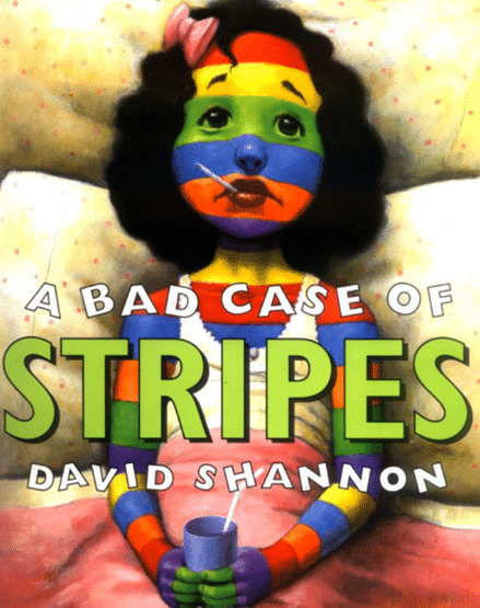 The cover for the book A Bad Case of Stripes