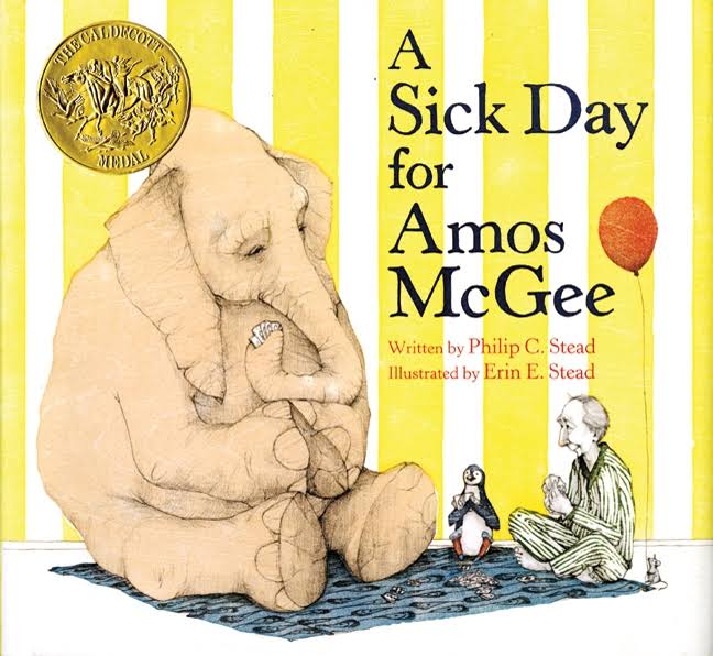 The cover for the book A Sick Day for Amos McGee