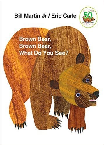 The cover for the book Brown Bear, Brown Bear, What Do You See?