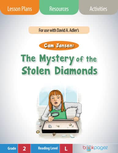 The cover for Cam Jansen: The Mystery of the Stolen Diamonds Lesson Plans and Teaching Resources