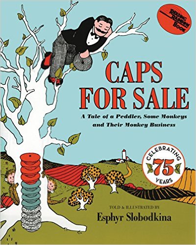 The cover for the book Caps for Sale
