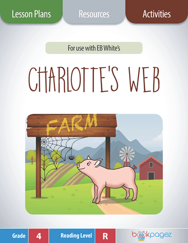 The cover for Charlotte's Web Lesson Plans and Teaching Resources
