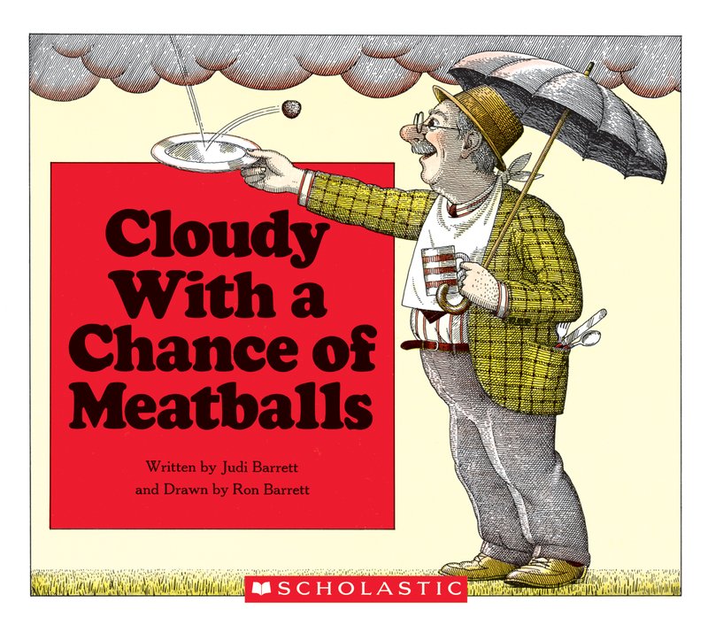 The cover for the book Cloudy With a Chance of Meatballs