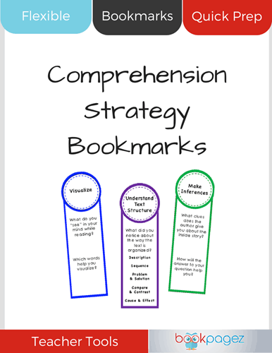 Teaching resource cover for Comprehension Strategy Bookmarks