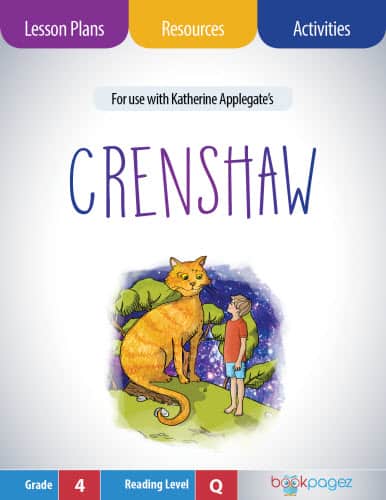 The cover for Crenshaw Lesson Plans and Teaching Resources