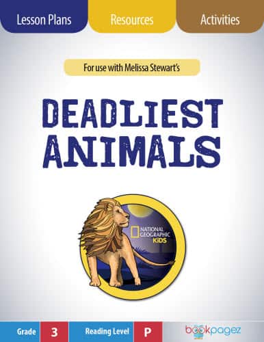 The cover for Deadliest Animals Lesson Plans and Teaching Resources