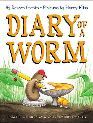 The cover for the book Diary of a Worm