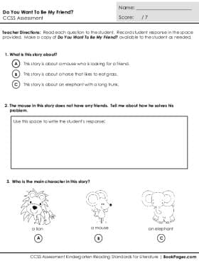 Thumbnail for Comprehension Assessment with Do You Want To Be My Friend?
