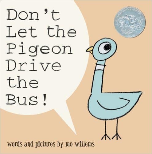 The cover for the book Don't Let the Pigeon Drive the Bus!