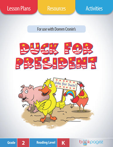 The cover for Duck for President Lesson Plans and Teaching Resources