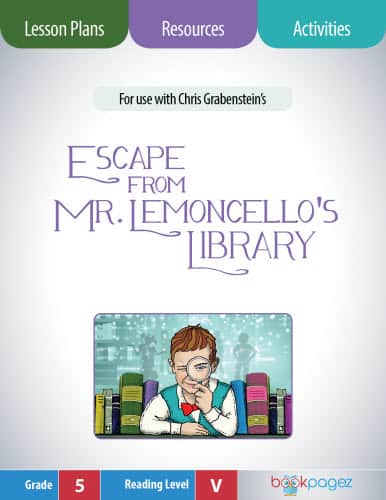 The cover for Escape from Mr. Lemoncello's Library Lesson Plans and Teaching Resources