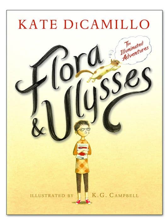 The cover for the book Flora and Ulysses: The Illuminated Adventures