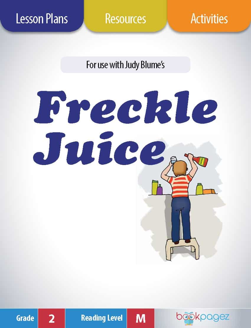 The cover for Freckle Juice Lesson Plans and Teaching Resources