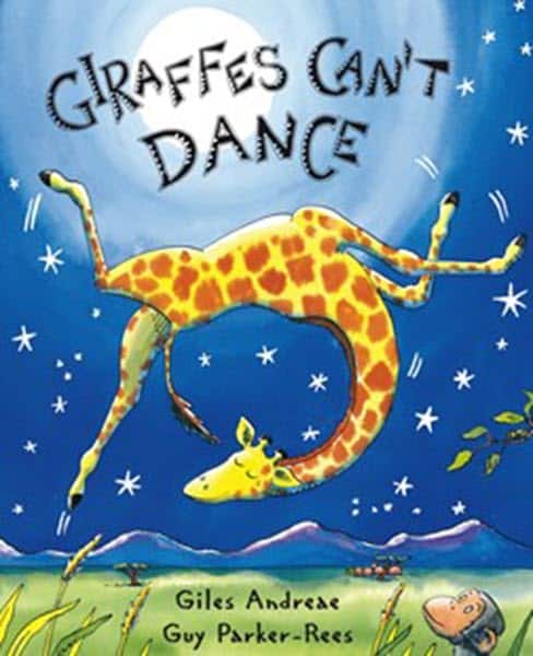 The cover for the book Giraffes Can't Dance