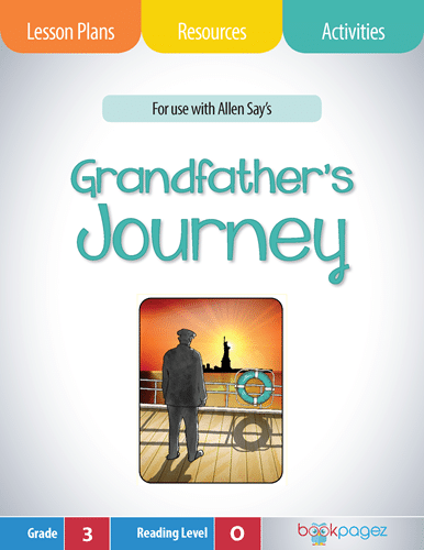The cover for Grandfather's Journey Lesson Plans and Teaching Resources