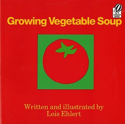 The cover for the book Growing Vegetable Soup