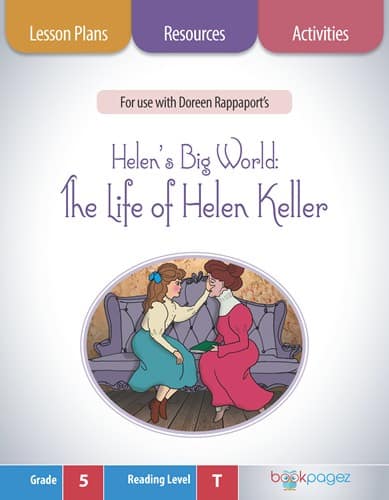 The cover for Helen's Big World Lesson Plans and Teaching Resources