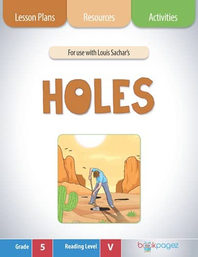 The cover for Holes Lesson Plans and Teaching Resources