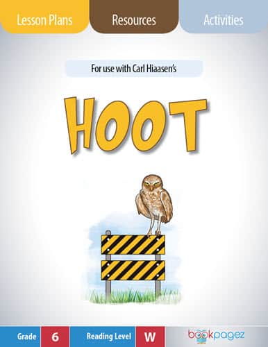 The cover for Hoot Lesson Plans and Teaching Resources