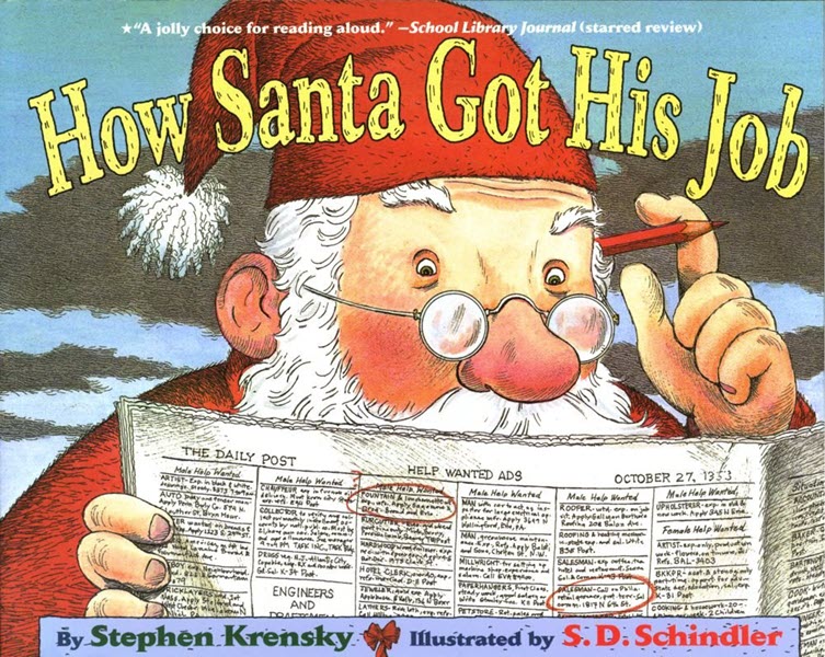 The cover for the book How Santa Got His Job
