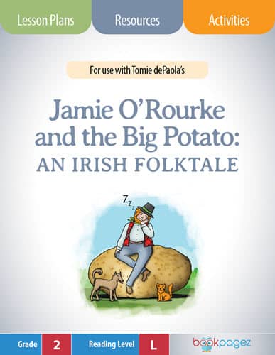 The cover for Jamie O'Rourke and the Big Potato: An Irish Folktale Lesson Plans and Teaching Resources