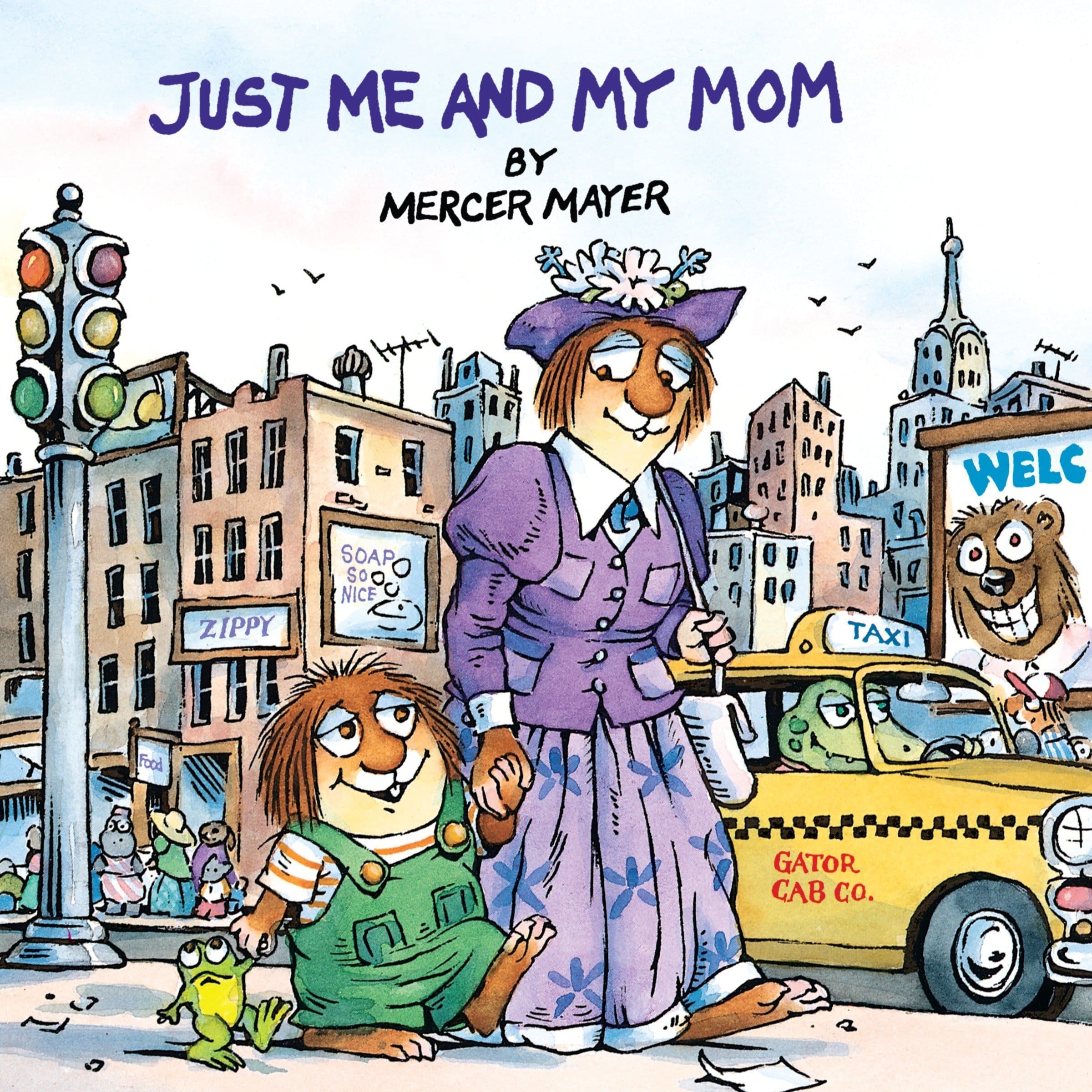 The cover for the book Just Me and My Mom