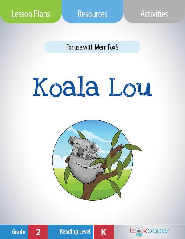 The cover for Koala Lou Lesson Plans and Teaching Resources