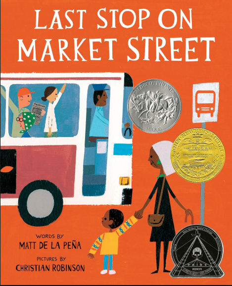 The cover for the book Last Stop on Market Street