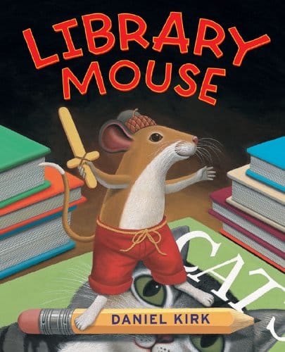 The cover for the book Library Mouse