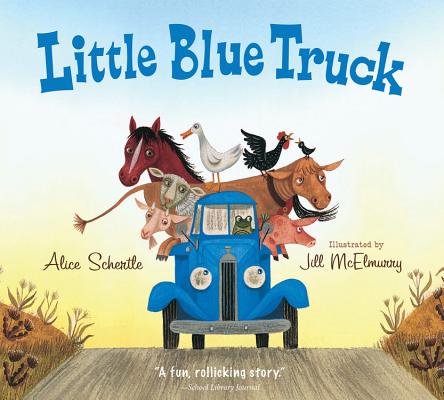 The cover for the book Little Blue Truck