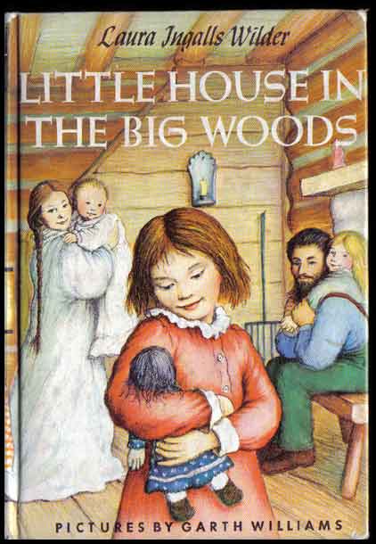 The cover for the book Little House in the Big Woods