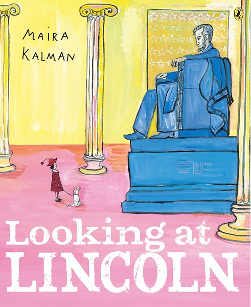 The cover for the book Looking at Lincoln