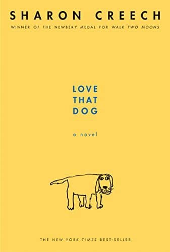 The cover for the book Love That Dog