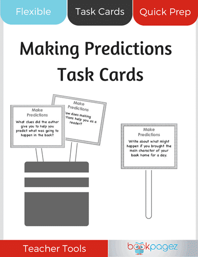 Teaching resource cover for Making Predictions Task Cards