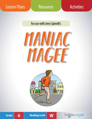 The cover for Maniac Magee Lesson Plans and Teaching Resources