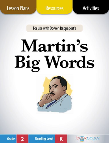 The cover for Martin's Big Words Lesson Plans and Teaching Resources