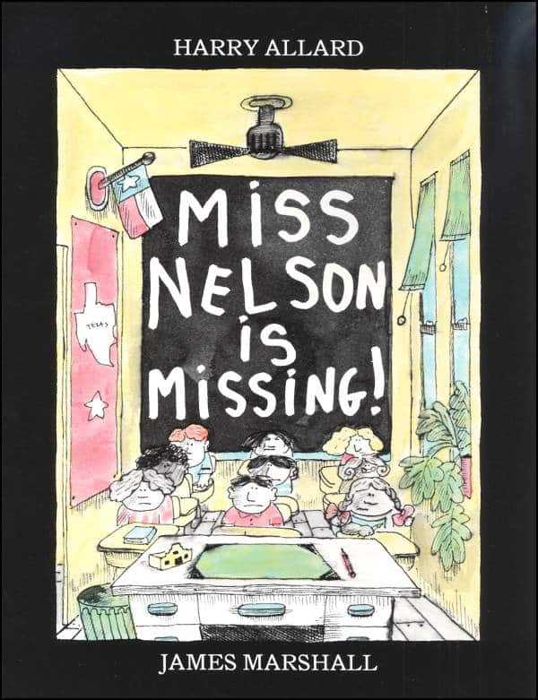 The cover for the book Miss Nelson Is Missing