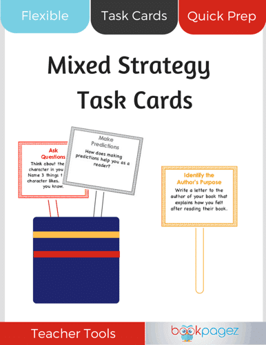 Teaching resource cover for Mixed Strategy Task Cards