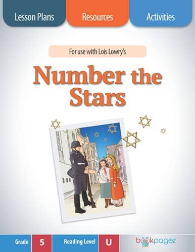 The cover for Number the Stars Lesson Plans and Teaching Resources