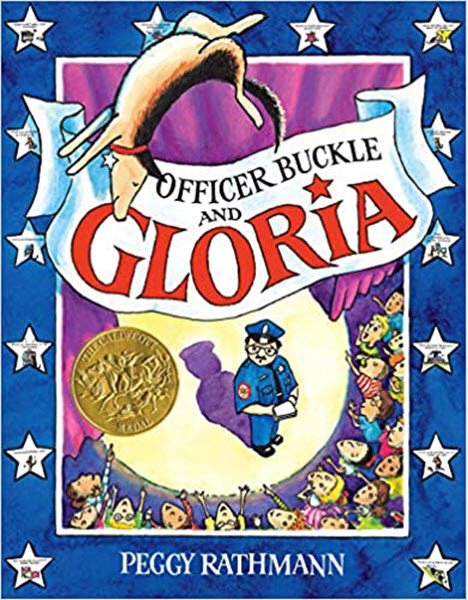 The cover for the book Officer Buckle and Gloria