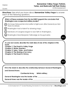 Thumbnail for Comprehension Assessment with Remember Valley Forge