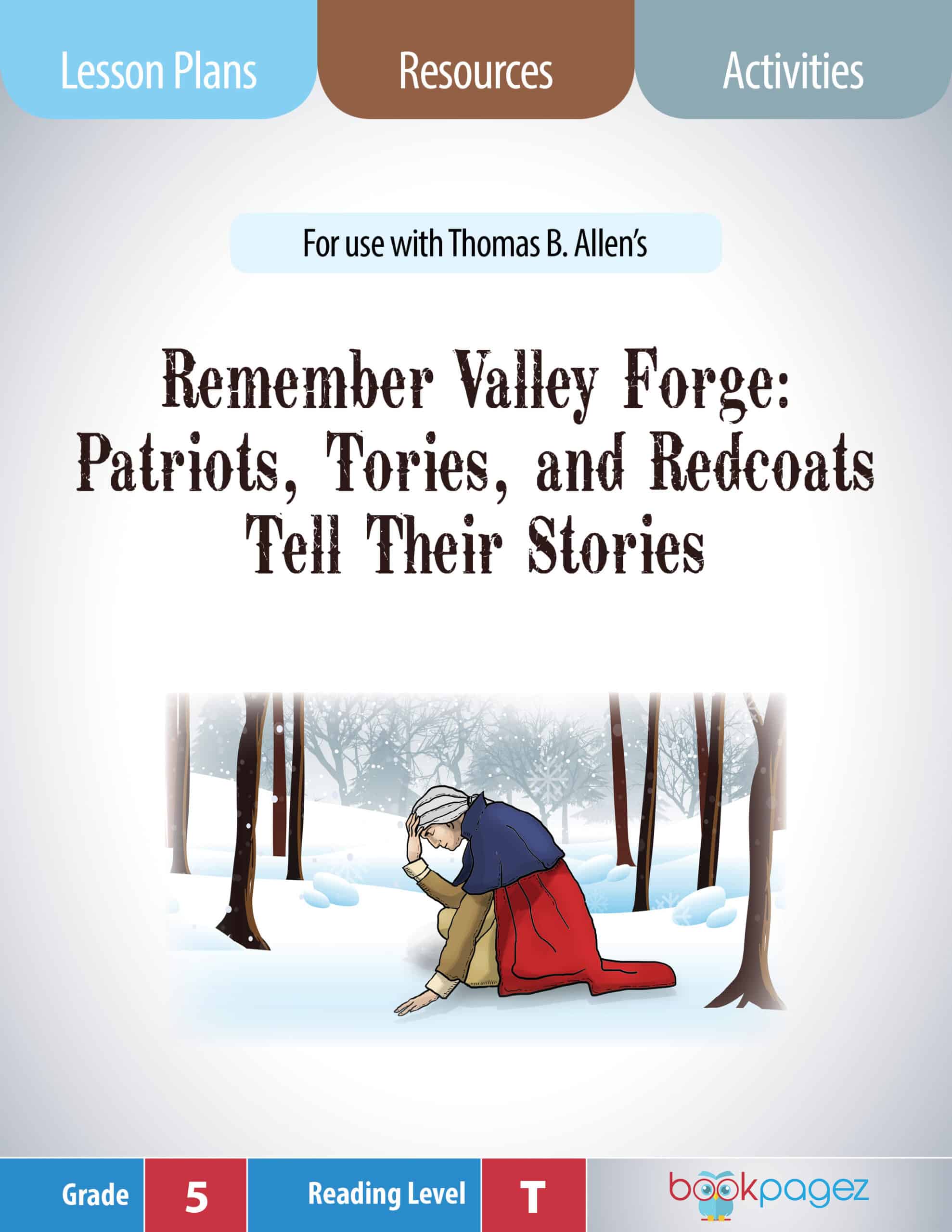 The cover for Remember Valley Forge Lesson Plans and Teaching Resources