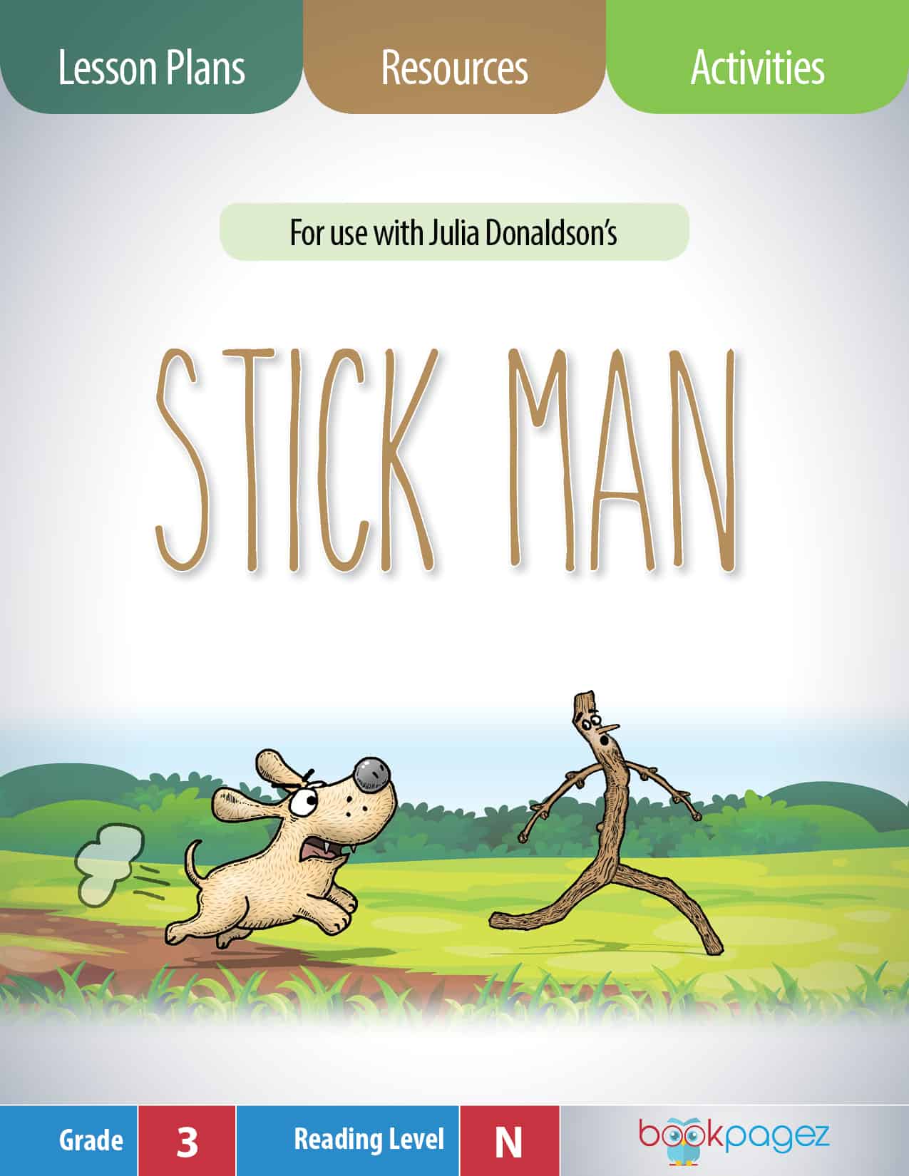 The cover for Stick Man Lesson Plans and Teaching Resources