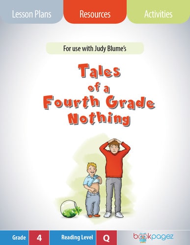 The cover for Tales of a Fourth Grade Nothing Lesson Plans and Teaching Resources