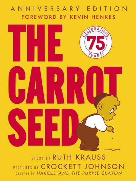 The cover for the book The Carrot Seed