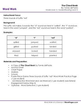 The first page of Suffixes with The Cloud Book