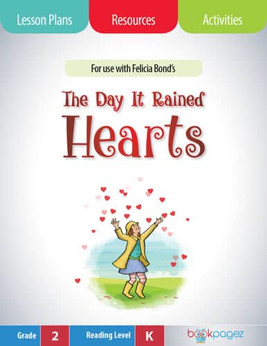 The cover for The Day It Rained Hearts Lesson Plans and Teaching Resources