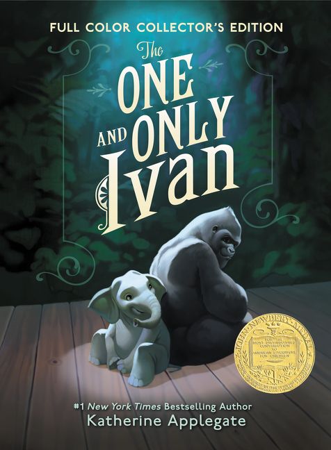 The cover for the book The One and Only Ivan
