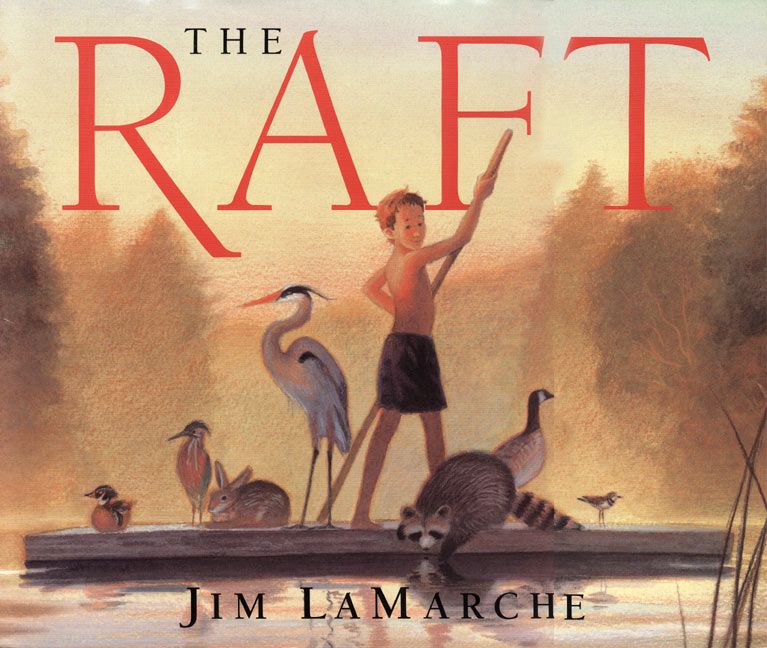 The cover for the book The Raft