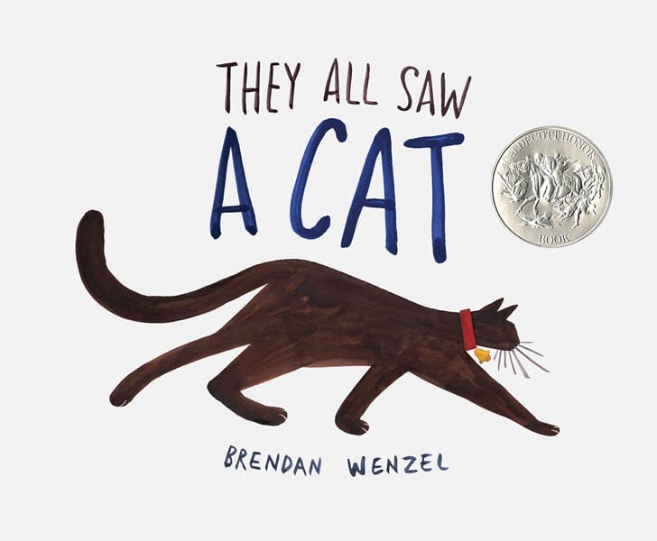 The cover for the book They All Saw A Cat